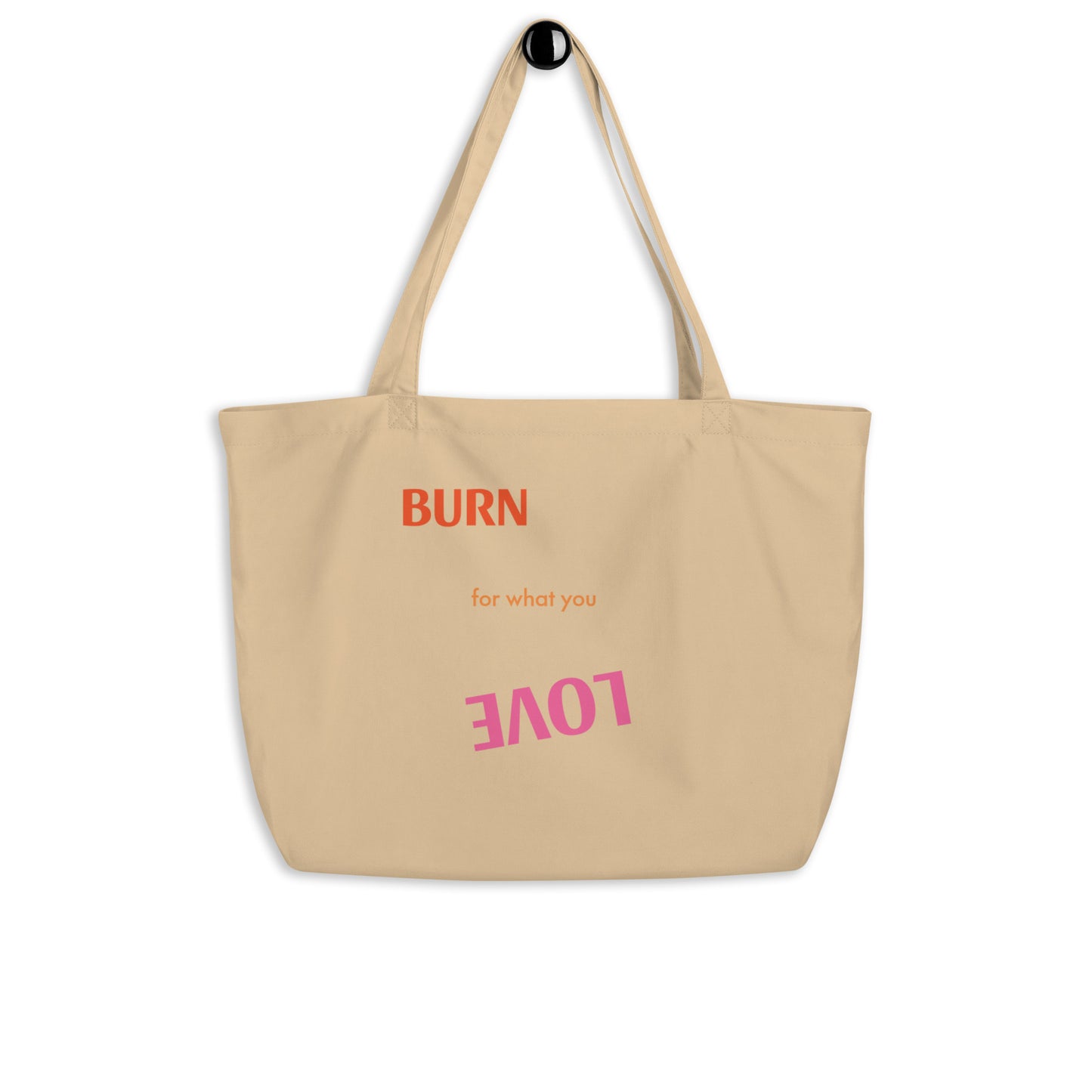 Large organic tote bag