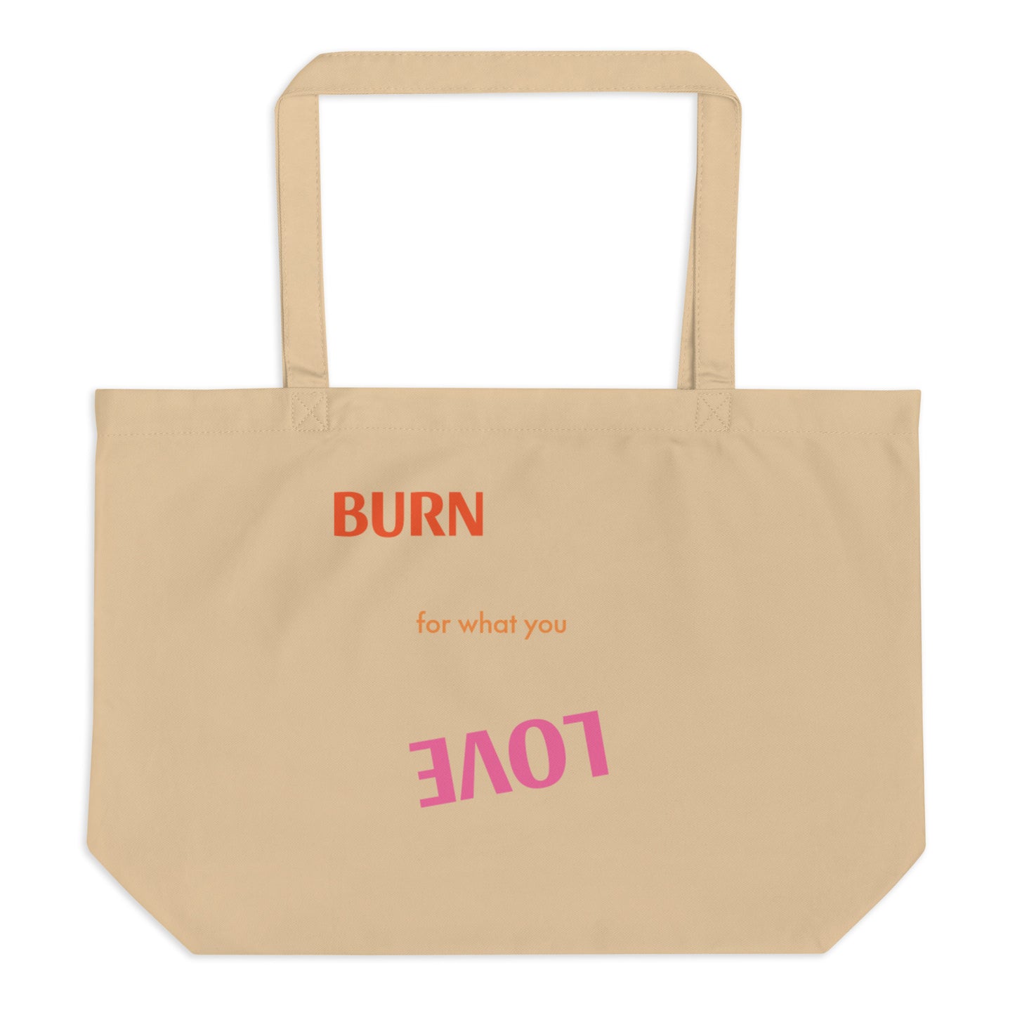 Large organic tote bag